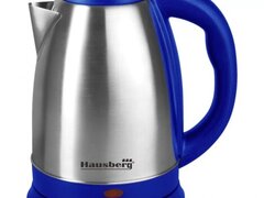 Cana fierbator inox Hausberg HB-3610BL, 1500 W, 1.8 L, Bleu